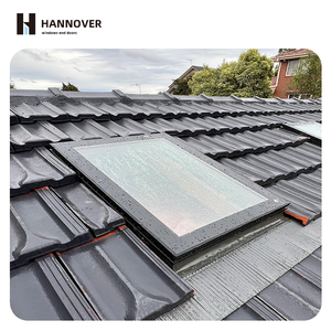 HANNOVER Vente en gros Fenêtre <span class=keywords><strong>de</strong></span> <span class=keywords><strong>toit</strong></span> intelligente insonorisée Horizontale électrique Low-E Aluminium Puits <span class=keywords><strong>de</strong></span> lumière Verre Pliant Toiture domestique - Product Image 1