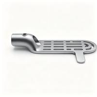 Cache-coque de bras de lecteur en aluminium usiné CNC avec fentes d'aération pour cartouches de tourne-disque et assemblages d'équipements audio