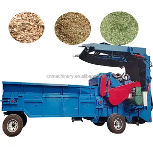 Commercial forestry machine tractor wood log chipper machine shredder tree branch charcoal crusher machine