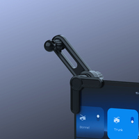 Support de téléphone OEM personnalisable avec logo, fixation d'écran réglable, rotule de 17 mm, support de bureau à rotation 360 degrés