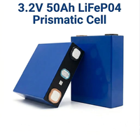Boîtier de batterie lithium-ion prismatique 3.2V LiFePO4 50Ah, cellules au phosphate de fer 3.2V, cellule prismatique LiFePO4 50Ah 3.2V