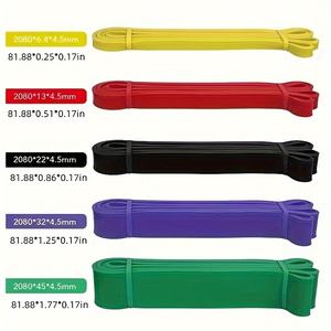Bandes de résistance en latex pour l'entraînement physique, l'exercice, la <span class=keywords><strong>musculation</strong></span>, l'assistance aux tractions, idéales pour la salle de sport, bandes de résistance en boucle - Product Image 3