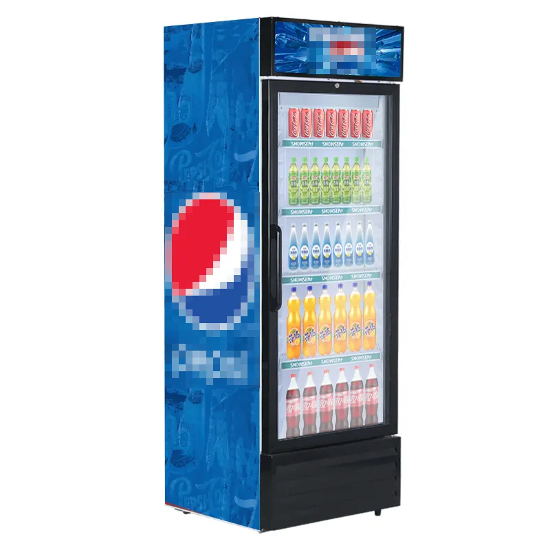 การประกันคุณภาพ LC-733ตู้โชว์แนวตั้งตู้เย็นเครื่องดื่มเย็นตู้เย็นตู้โชว์ Beveragechiller