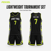 Conjunto de Camiseta y Pantalones Cortos de Baloncesto 3x3, Personalizados, Transpirables, que Absorben la Humedad, Ligeros, de Secado Rápido, 100% Poliéster para la Calle
