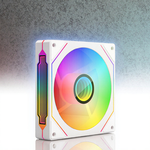 Kipas Casing PC ARGB 120mm PWM, Kipas Pendingin untuk Komputer Desktop dengan Desain Prism Pro dan Lampu Infinity Mirror, Stok Tersedia - Product Image 2