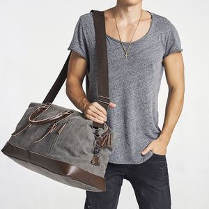 Personalized Brown Canvas Travel Bag | Waterproof & Stylish Weekend Carry-On for Any Adventure - Product Image 3