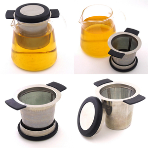 Infusore per Tè in Acciaio Inox a Maglia Fine, Riutilizzabile, per Tè Sfuso e Caffè - Product Image 3