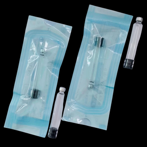 Cartouche en verre vide écologique de 3 ml pour stylo injecteur, avec capuchon en aluminium et bouchon en caoutchouc, tube en verre pour le stockage de liquides cosmétiques - Product Image 3