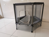 Trampolines d'intérieur personnalisées, trampolines d'extérieur avec barres de sécurité pour enfants