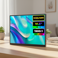 Moniteur portable SIBOLAN 10,5 pouces IPS LED, interface Type-C, résolution 1920x1280, 60 Hz, temps de réponse de 30 ms, haut-parleur intégré pour le jeu