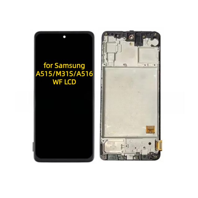 High Quality Framed Mobile Phone Display Digitizer LCD Assembly 1-Year Warranty QSDT Brand for M31S/M317 Replacement