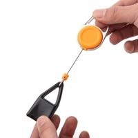 Étui pour briquet rétractable avec logo personnalisé, prix de gros, pas cher, avec cordon et clip, support pour briquet USB