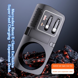 Station de charge rapide USB Type C filaire 12-24V avec surveillance de tension pour modification et mise à niveau de véhicules Mercedes-Benz Classe E 1994-2016 - Product Image 5