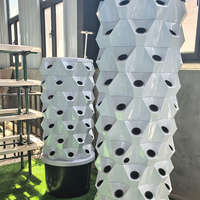 Nouveau système de culture hydroponique vertical en tour aéroponique rotative pour serres agricoles