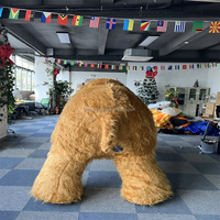Disfraz de Elefante Inflable Gigante de Nuevo Diseño y Alta Calidad, Disfraz de Mamut Inflable Grande para Adultos