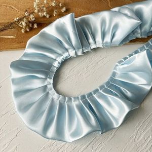Cinta de Satén Plisada de Color Sólido Romántico de 5 cm, Personalizable, para Adorno de Vestidos de Noche y Dobladillos de Faldas, 1 Metro/unidad - Product Image 4
