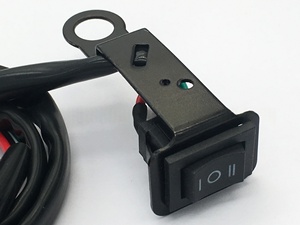 Accesorios para Motos, Interruptor de Motocicleta, Soporte de Hierro para Espejo, Interruptor de Encendido de Faro de 3 Posiciones y 3 Cables - Product Image 4