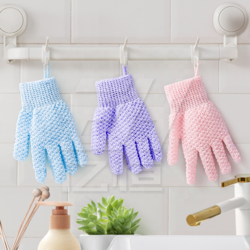 Eheng Factory Procduced Body Massage Exfoliating Bath Gloves For Shower