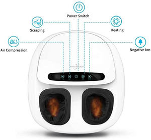 Massaggiatore per Piedi Shiatsu con Calore, Massaggio Profondo e Compressione d'Aria, Massaggiatore Elettrico per Piedi per <span class=keywords><strong>Relax</strong></span>, Macchina per la Cura dei Piedi - Product Image 6