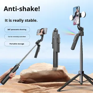 Nuevo Modelo Transfronterizo: Trípode Integrado de Cuatro Patas para Transmisión en Vivo, Gimbal para Teléfono con Seguimiento Facial y Seguimiento Automático Completo 360 - Product Image 1