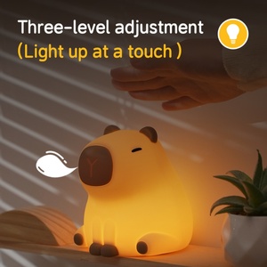 USB Rechargeable 7-Color <b>LED</b> <b>Night</b> <b>Light</b> Minimalist Style Kids' Bedroom Desk Lamp Silicone Bedside Table 5V for Middle Beds - Product Image 5