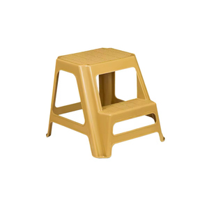 Foldable Traditional Plastic <b>Stool</b> Heavy Duty Lightweight Folding Ladder with Anti Slip Treads for Home Office Garage Camping - Product Image 1