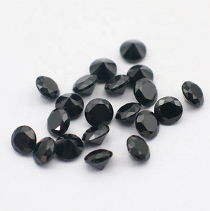 Spinello Nero Naturale Taglio Diamante Rotondo di Piccole Dimensioni 1.00mm 1.25mm 1.5mm 1.8mm 2mm <span class=keywords><strong>Prezzo</strong></span> di Fabbrica Cinese - Product Image 5