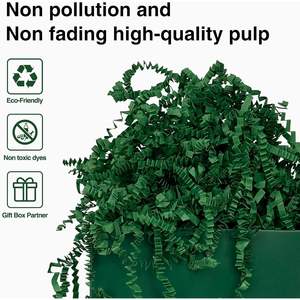 Relleno de Papel Triturado Corlcol, Corte Ondulado, Verde, Biodegradable, para Regalos y Manualidades - Product Image 6