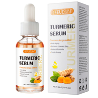 SEFUDUN Private Label Formula Alami Aroma Segar Kunyit Penghilang Flek Hitam Serum Wajah Kunyit