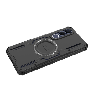 Étui de téléphone portable magnétique pour VIVO <span class=keywords><strong>S2</strong></span>/T5e/T5 Lite/X300 <span class=keywords><strong>FE</strong></span>/T5 Pro, design avec trous, PC+TPU, protection antichoc avec airbag - Product Image 6