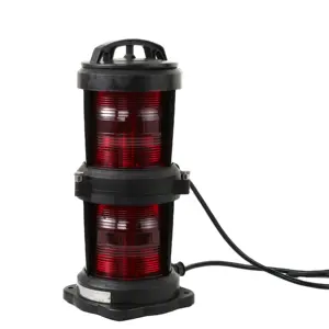 CXH-101P CXH2-101P Plastic 24V 110V 220V IP56 Double-deck Marine Night Boat Navigation Signal Light Port Light