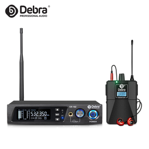 Système de monitoring intra-auriculaire sans fil avec microphone à condensateur métallique, casque <span class=keywords><strong>pour</strong></span> l'enregistrement en <span class=keywords><strong>studio</strong></span> et le chant - Product Image 1