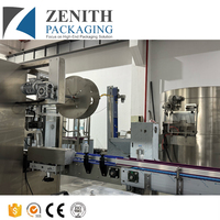 Chaîne de remplissage d'eau pure clé en main, prix usine, certifiée CE, pour bouteilles PET avec contrôle PLC