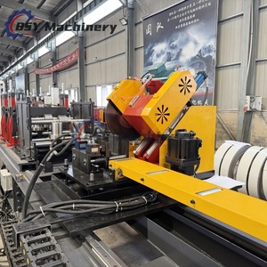 Machine de profilage à froid pour rayonnages industriels robustes à commande PLC automatique, ligne de production de rayonnages à poutres en <span class=keywords><strong>P</strong></span> pour entrepôts - Product Image 5