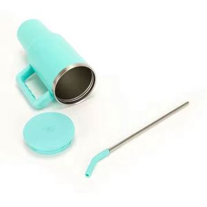 แก้วสแตนเลสหุ้มฉนวน วัสดุ 304 ความจุ 1200 มล. ผิวเคลือบด้วยผง สำหรับเครื่องดื่มร้อนและเย็น - Product Image 2