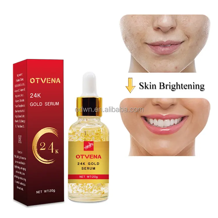 Day and Night repair Dry Skin Moisturizing Firming Face 24k gold oil Skin Care Serum