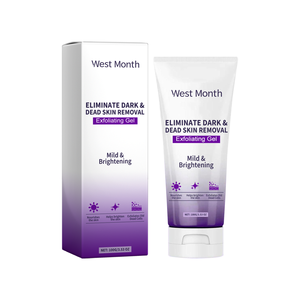 West & Month esfoliante delicatamente schiarente idratante e idratante Gel cura scrub & Bodys trattamenti - Product Image 1