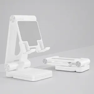 New Foldable Metal Desk Adjustable Smart Mobile Mount CellPhone Tablet Holder Adjust Alloy Online Class Aluminum Phone Stand