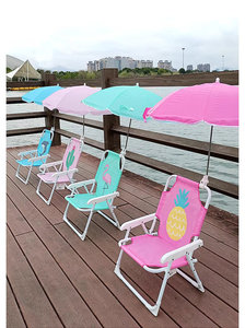 <span class=keywords><strong>Silla</strong></span> <span class=keywords><strong>Plegable</strong></span> de Metal de Diseño Moderno para Niños, Muebles Portátiles y Cómodos para Exteriores, para <span class=keywords><strong>Playa</strong></span> o Parque, Hechos de Tela Oxford - Product Image 3