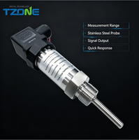 Transmitter Sensor Suhu PT100 RTD RS485 Probe Baja Tahan Karat Presisi Tinggi