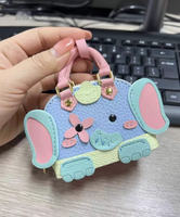 Dompet Koin Kulit PU Mewah Laris Manis, Tahan Air, dengan Ritsleting, Gantungan Kunci, Unisex, Mini, Pegangan Lembut, Grosir