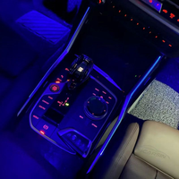Accesorios de actualización de iluminación interior para BMW Serie 3/4 G20 G22 M3 M4 M340i, panel de luz ambiental para la consola central.
