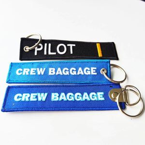 Custom Woven Logo Jet Tag Key <b>Chain</b> Sublimation Fabric Keychain Anime Embroidery Key Tags - Product Image 3