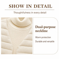 Gilet matelassé sans manches pour femme, chaud et confortable, 90% duvet, idéal pour l'automne, l'hiver, le bureau et les voyages
