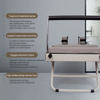Appareil de Pilates Reformer Portable et Pliable, Entraîneur de Core Ajustable, Équipement de Fitness à Domicile Gain de Place pour Studio et Salle de Sport