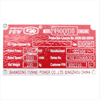 Ensamblaje de motor diésel Yunnei Power Yunnei 490Q(DI) 490QB 490QZL YN27CRD YN27CRE para camión