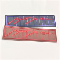 Patchs PVC personnalisés avec logo, thermocollants, à coudre, badges en caoutchouc gaufré, patchs en silicone souple 2D 3D, patchs en caoutchouc PVC pour vêtements