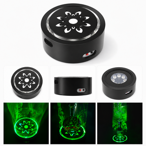 Luz LED RGB para Base de Hookah, Lámpara de Ambiente Redonda para Shisha, Bandeja de Luz Decorativa Recargable para Bar, KTV, Salón, OEM - Product Image 4