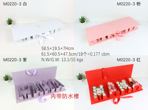 Boîte cadeau de fleurs <span class=keywords><strong>pour</strong></span> la fête des mères Boîte de luxe rectangulaire préservée <span class=keywords><strong>pour</strong></span> <span class=keywords><strong>maman</strong></span> avec <span class=keywords><strong>mot</strong></span> Deep Love I Love Mom Rose Florist Box - Product Image 6