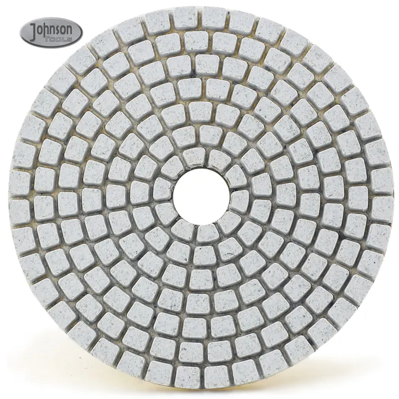 100Mm 50-3000 Grutten Top Goedkoop Nat En Droog Gebruik Steen Marmer Graniet Diamant Slijpen Polijstkussen Kits